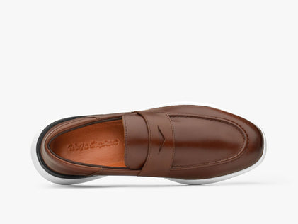 Mens Crossover™ Loafer - Excellent Brown / White  View 2