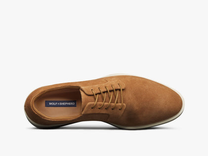 Mens Closer Derby - Excellent Tan / Off-White  View 2