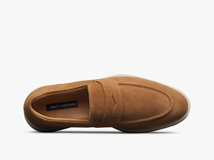 Mens Closer Loafer - Excellent Tan / Off White  View 2