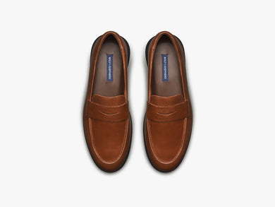Mens Coast Loafer - Fair brown-black  View 32