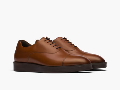 Mens Closer™ Oxford - Fair brown-black  View 10