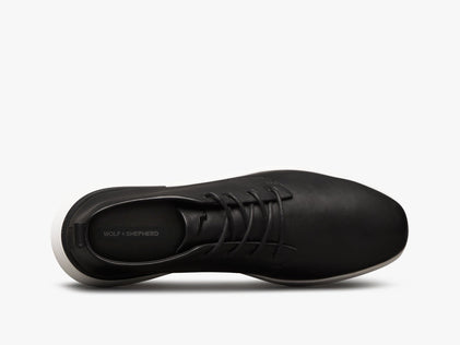 Mens Crossover Chukka - Excellent Black / White  View 2