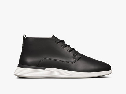 Mens Crossover Chukka - Excellent Black / White  View 1