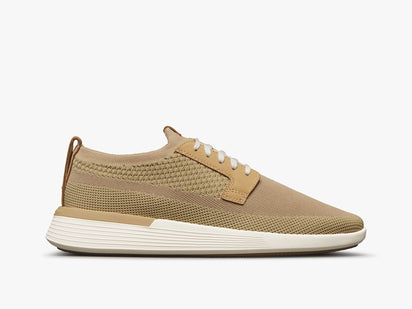 Mens SwiftKnit™ Derby - Excellent Sand / Off-White  View 1