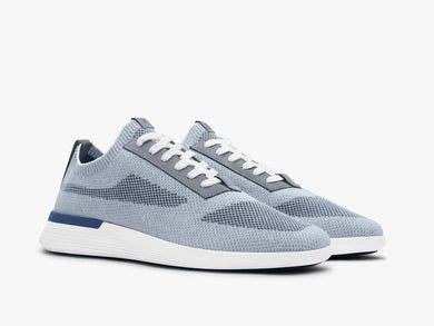 Mens SupremeKnit™ Trainer - Excellent dusty-blue-white  View 2