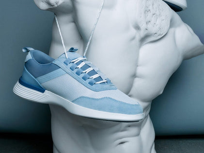 Mens Crossover™ Victory Trainer Limited Edition- Excellent Light Blue / White  View 2