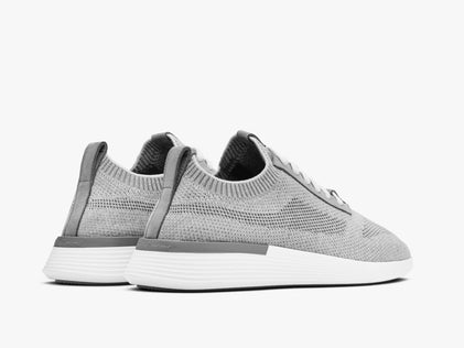 Mens SupremeKnit™ Trainer - Excellent Gray / White  View 2