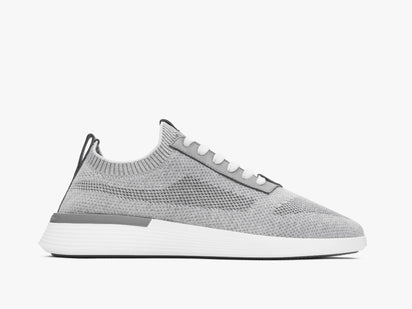 Mens SupremeKnit™ Trainer - Excellent Gray / White  View 1