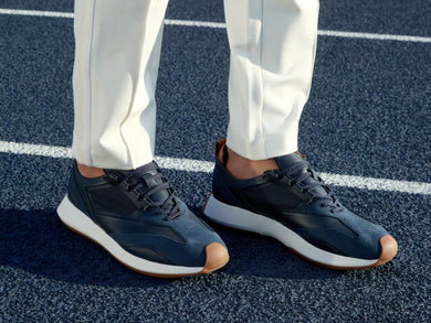 Mens Marathon Trainer - Excellent navy-white  View 21