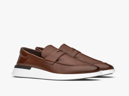 Mens Crossover™ Loafer - Excellent Brown / White  View 1