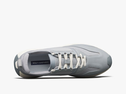 Mens Marathon Trainer - Excellent Gray / Off-White  View 2