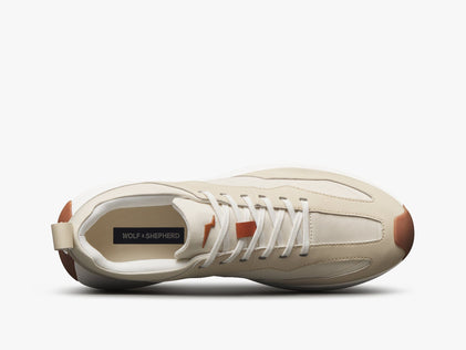 Mens Marathon Bolt - Excellent Off-White / White  View 2