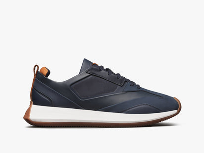 Mens Marathon Trainer - Excellent Navy / White  View 1