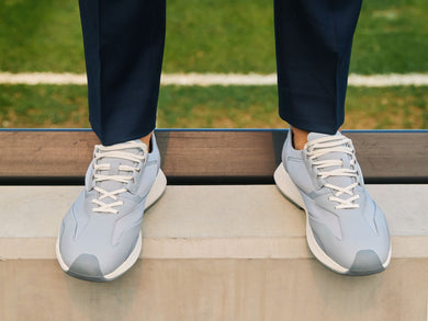Mens Marathon Trainer - Excellent gray-off-white  View 12
