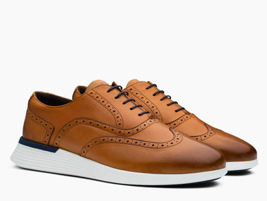 Mens Crossover™ Wingtip - Excellent honey-white  View 6