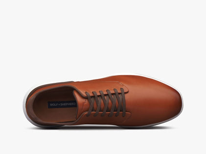 Mens Crossover Derby - Fair Honey / White  View 2