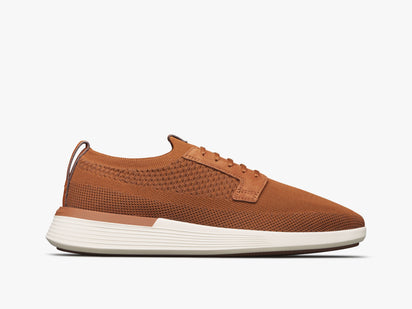 Mens SwiftKnit™ Derby - Excellent Caramel / Off-White  View 1