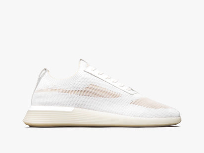 Mens SupremeKnit™ Trainer - Excellent White / Vanilla  View 1