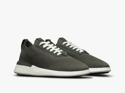 Mens SupremeKnit™ Trainer - Excellent Dark Green / Off-White  View 2