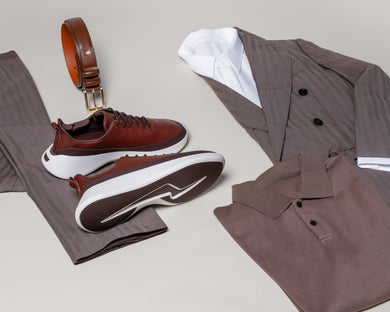 Mens Toro Wholecut - Fair brown-off-white  View 21