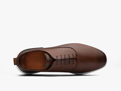 Mens Crossover Longwing - Excellent Brown / White  View 2