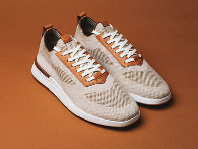 Mens SupremeKnit™ Trainer - Excellent mocha-white  View 90