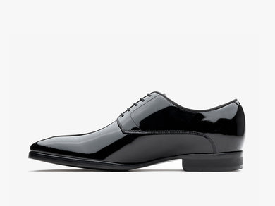 Mens Bannister Derby - Excellent onyx-patent  View 2