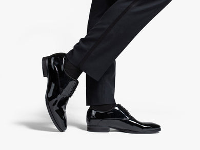 Mens Bannister Derby - Excellent onyx-patent  View 3