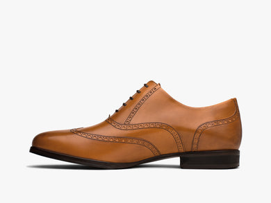 Mens Senna Wingtip black  View 3