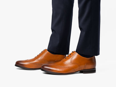 Mens Senna Wingtip black  View 4