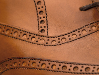 Mens Senna Wingtip black  View 5