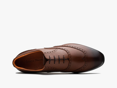 Mens Senna Wingtip black  View 14