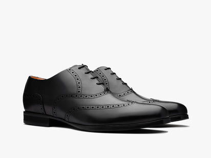 Mens Senna Wingtip Black  View 1
