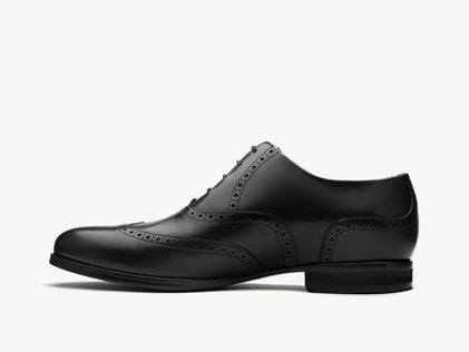 Mens Senna Wingtip Black  View 2
