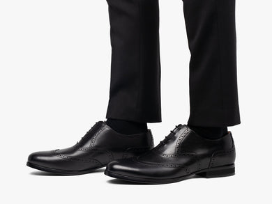 Mens Senna Wingtip black  View 21