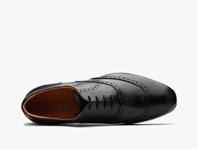 Mens Senna Wingtip black  View 23